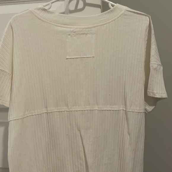 ROOLEE ribbed Henley top button up - Picture 3 of 3